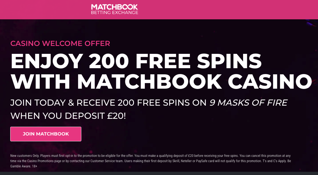 Matchbook Screenshot